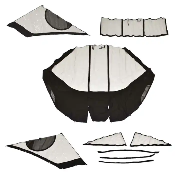 Sale Rinker Boat Enclosure Canvas Package 7688895 | 29 QX Taylor Made (Kit)