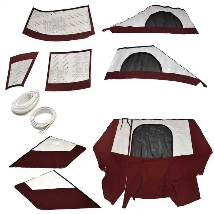 Formula Boat Curtain Kit 268790 | 351 HT Burgundy Ameritex (8PC) Free Delivery