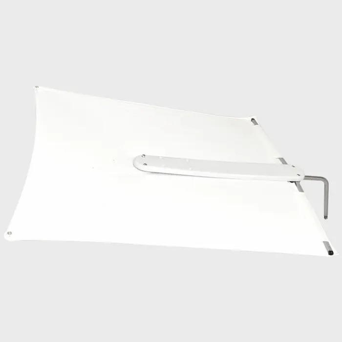 Taco Boat Shade Extension T10-3000-3 | ShadeFin Fixed Rod Mount White Brand New
