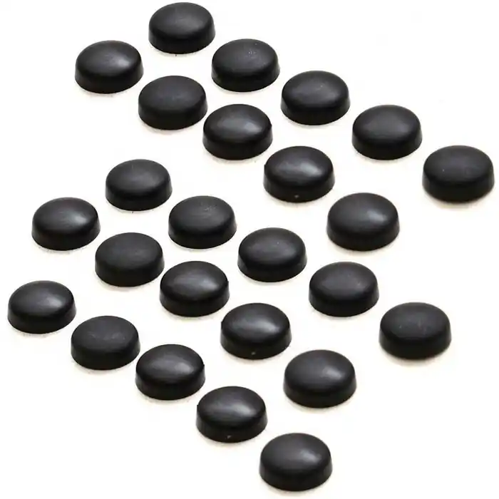 Free Returns Lund Boat Snap Covers 2272893 | 3/8 Inch Black Plastic (Set of 25)