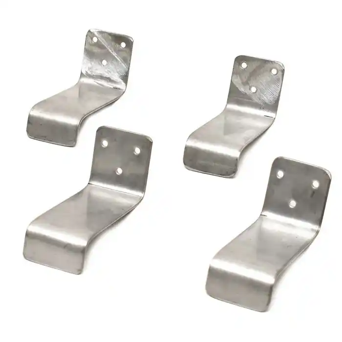 In Demand Boat Fuel Tank Brackets 1106419 | 4 1/4 x 2 Inch Stainless (Set of 4)