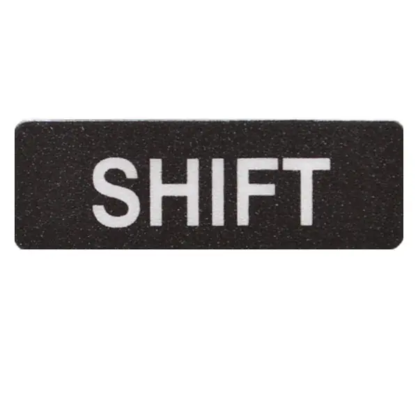 One Day Deal Sea Ray Boat Shift Control Decal 1743530 | Black / White Vinyl