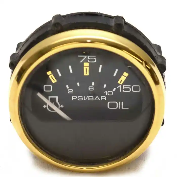 Markdown Faria Boat Oil Pressure Gauge GP9022A | 2 Inch Regal Gold