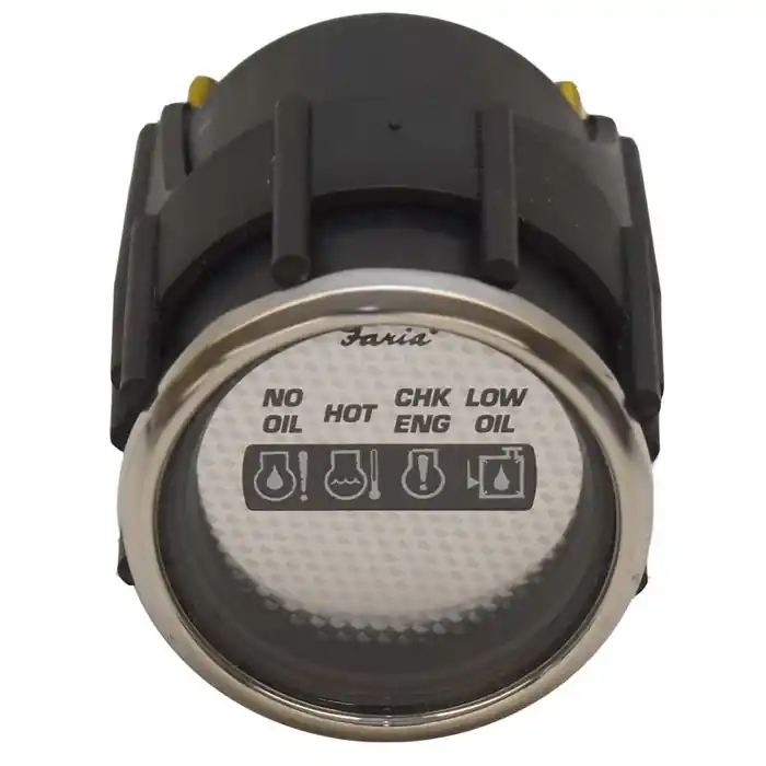 Editor’s Pick Faria Boat System Check Gauge GP5069A | 2 Inch Newport Carbon