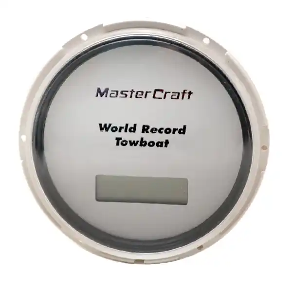 In Demand MasterCraft Boat DSI Gauge 504467 | 05-07 X-Series 3 3/8 Inch Silver