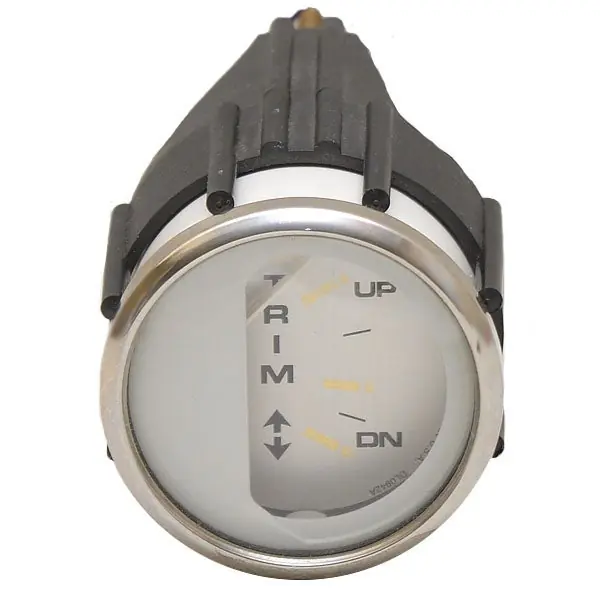 Faria Boat Trim Gauge GPC601B | Kronos Silver Mercury Yamaha Must Have