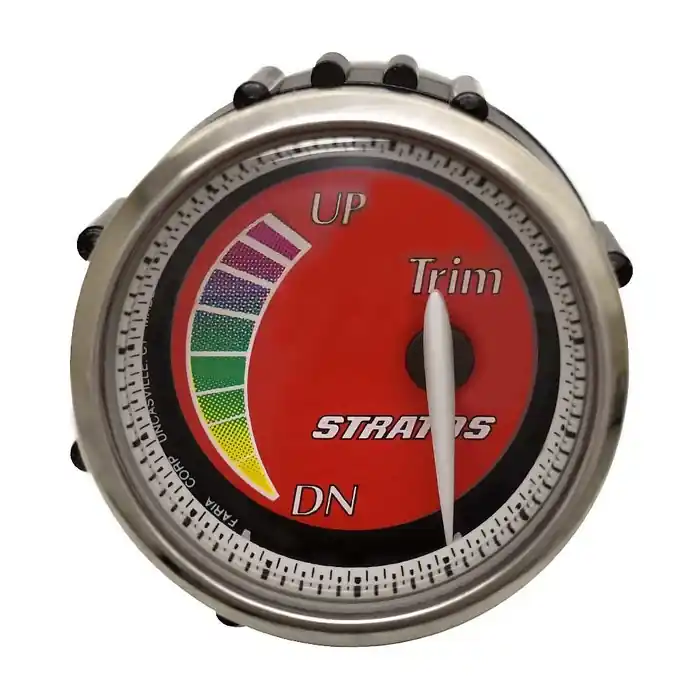Professional Grade Stratos Boat Trim Gauge GP7857A | Faria Evinrude Johnson 2 Inch