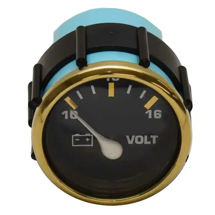 Price Cut Evinrude Johnson Boat Voltmeter Gauge 0775806 | BRP Gold Black