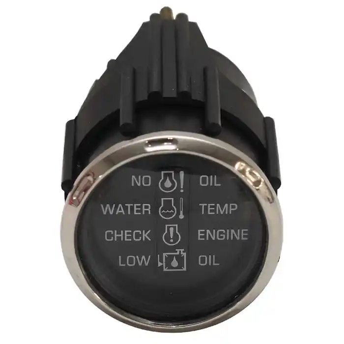 Faria Boat Systems Check Gauge GPK614B | 2 Inch Silver Black Evinrude Buy Today