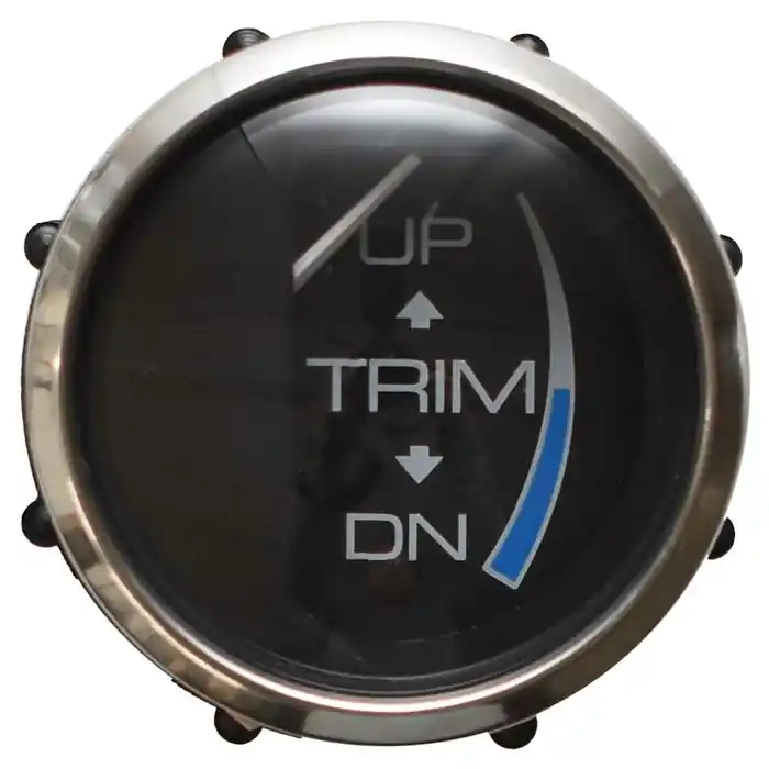 Buy Direct Faria Boat Trim Gauge GP4512A | Mercury Chesapeake Black 2 Inch