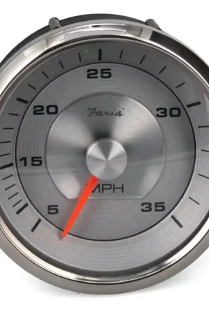 Save Now Faria Boat Speedometer Gauge SEK641A | 3 1/2 Inch Silver
