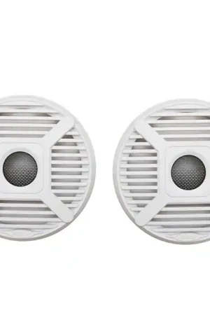 Money Back Guarantee ASA Electronics Boat Speaker Grille RG65HW | 6 1/2 Inch White (Pair)