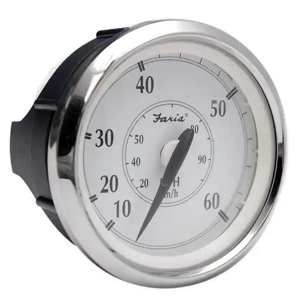 Direct From Factory Faria Boat Speedometer Gauge SE9399A | Newport Series 3 1/4 Inch