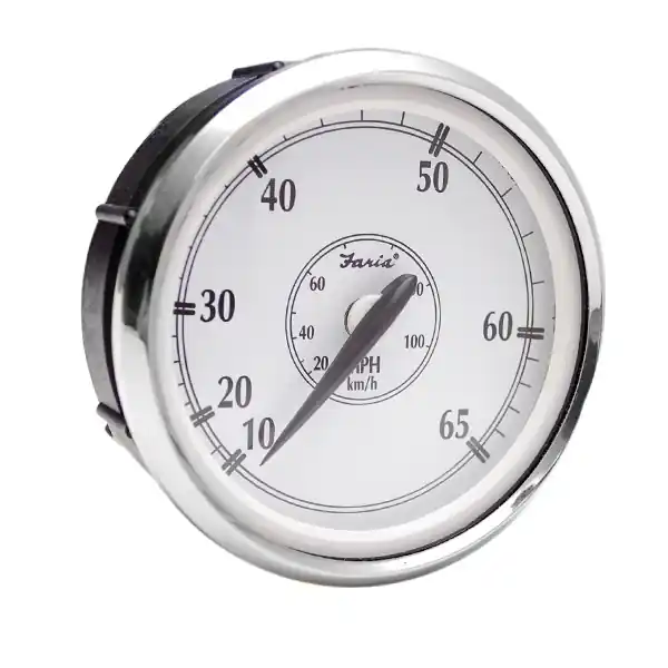 Faria Boat Speedometer Gauge SEK705A | Newport Series White 65 MPH Factory Price
