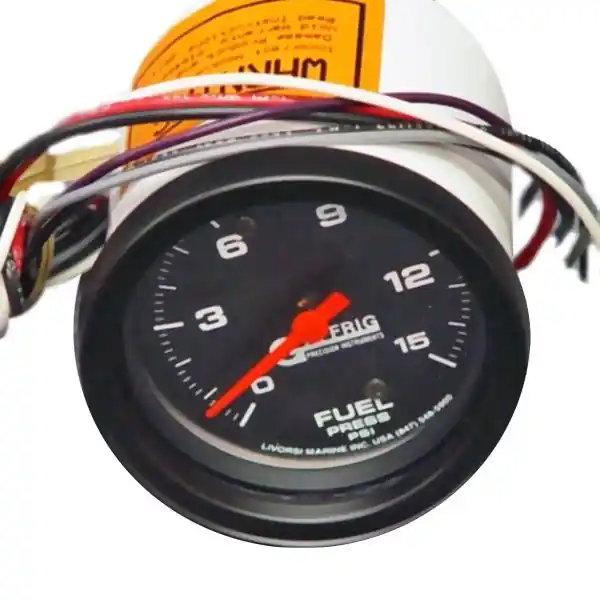 Free Delivery Gaffrig Performance Boat Fuel Pressure Gauge GFSFP15 | 2 1/2 Inch