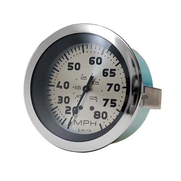 Best Seller Teleflex Boat Speedometer Gauge 63476 | Sterling Silver 3 1/4 Inch