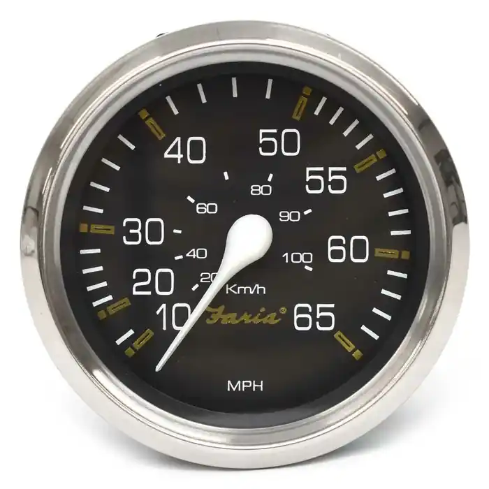 Get Yours Faria Boat 65 MPH Speedometer Gauge SE9932A | 3 3/8 Inch