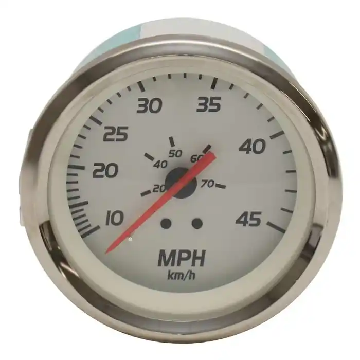 Hot Deal Veethree Boat Speedometer Gauge 70633F | Lido Elite 3 1/4 Inch 45 MPH