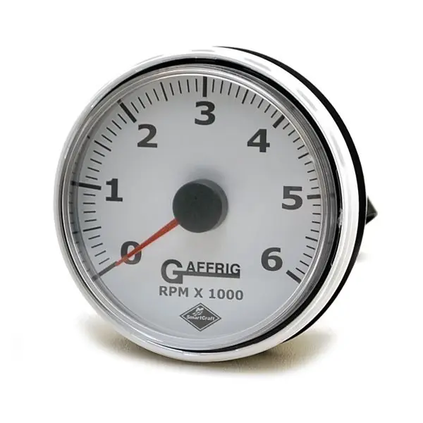 Deal Gaffrig SCL6000W Smartcraft SC 100 System Link Boat Tachometer Gauge