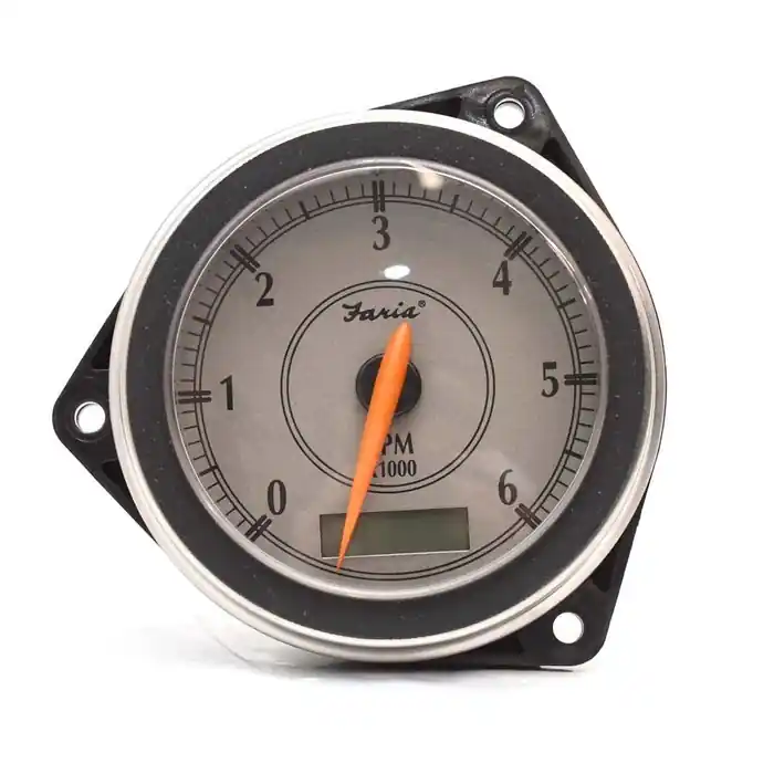 Latest Faria Boat Tachometer Gauge TCH287A | Digital Hour Meter 3 1/4 Inch