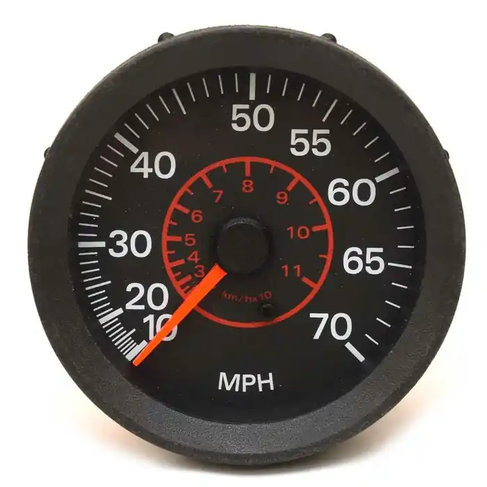 Money Back Guarantee BRP Marine Boat Speedometer Gauge 174819 | 3 1/4 Inch Black Red