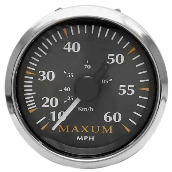 Faria Boat Speedometer Gauge SE9744A | Bayliner Maxum 3 1/4 Inch Free Returns