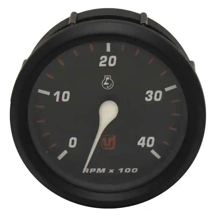 Faria Boat 4000 RPM Tachometer Gauge TD9747C | 3 3/8 Inch Diesel Budget
