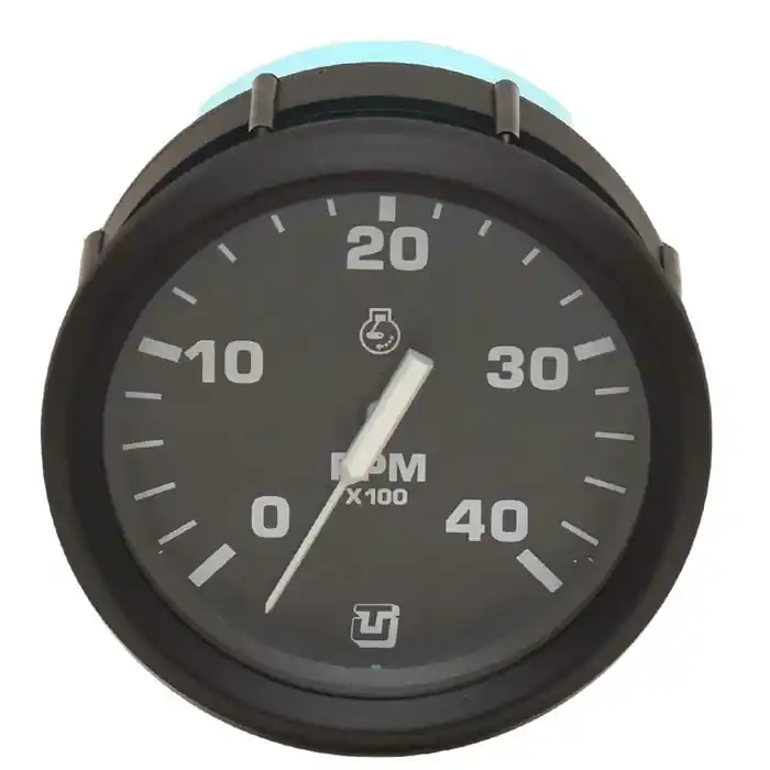 Faria Boat 4000 RPM Tachometer Gauge TD9720F | 3 3/8 Inch Handmade
