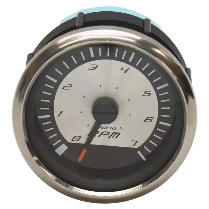 Faria Boat Tachometer Gauge TC8508A | 3 1/4 Inch Platinum 7000 RPM Authentic