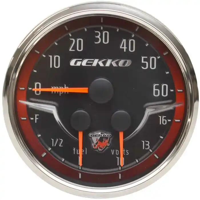 Limited Time Gekko Boat Speedometer Fuel Gauge 9TA-160493 | NexSyslink 4 1/2 Inch
