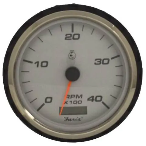 Direct From Manufacturer Faria Boat Oversized Tachometer Gauge THC914A | Diesel 4 3/8 Inch