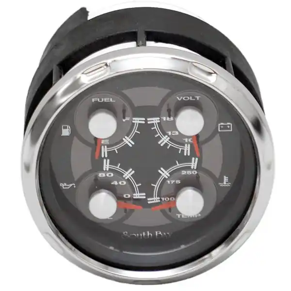 Faria Boat Multifunction Gauge GFC629A | South Bay 3 1/4 Inch Black Modern