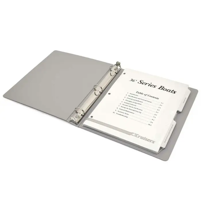 Cruisers Yachts Boat Owners Manual V0447300 | 36' Series w/ Case Gray Sale