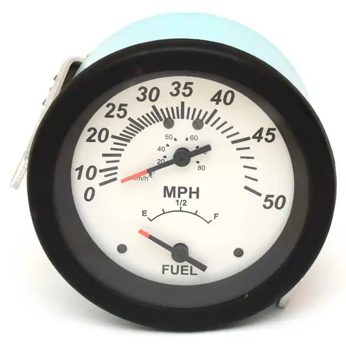 Teleflex Boat Multifunction Gauge 70316 | Speedometer Fuel 3 3/8 Inch Free Shipping