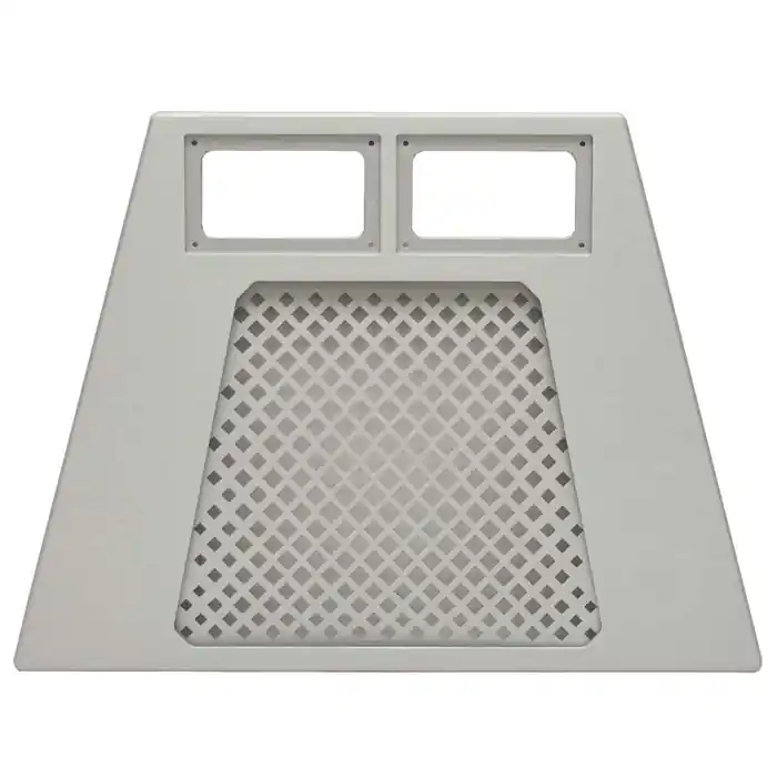Premium Aviara Boat Speaker Grille Panel 403145B | Brushed Aluminum