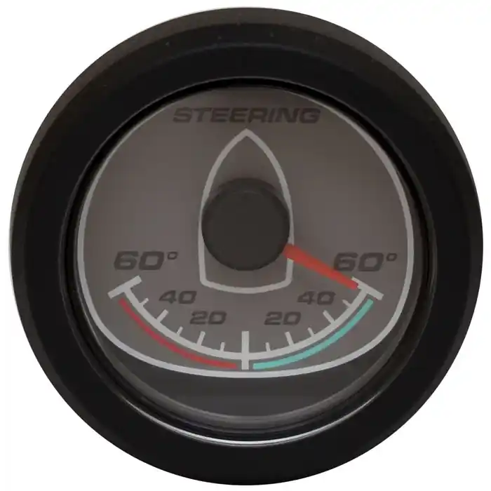 Free Delivery Mercury Boat Rudder Angle Gauge 79-879916K1 | SC100 Gray 2 Inch