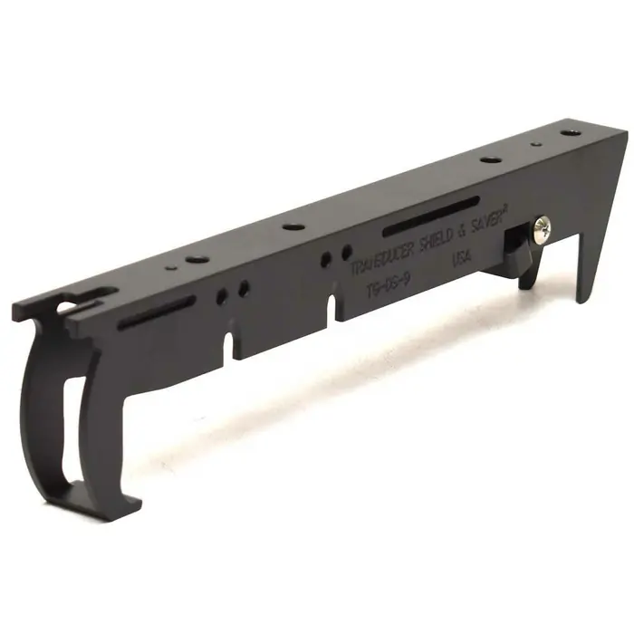 Hassle-Free Returns Boat Transducer Shield Saver TG-DS-9 | Black Powder Coated Aluminum