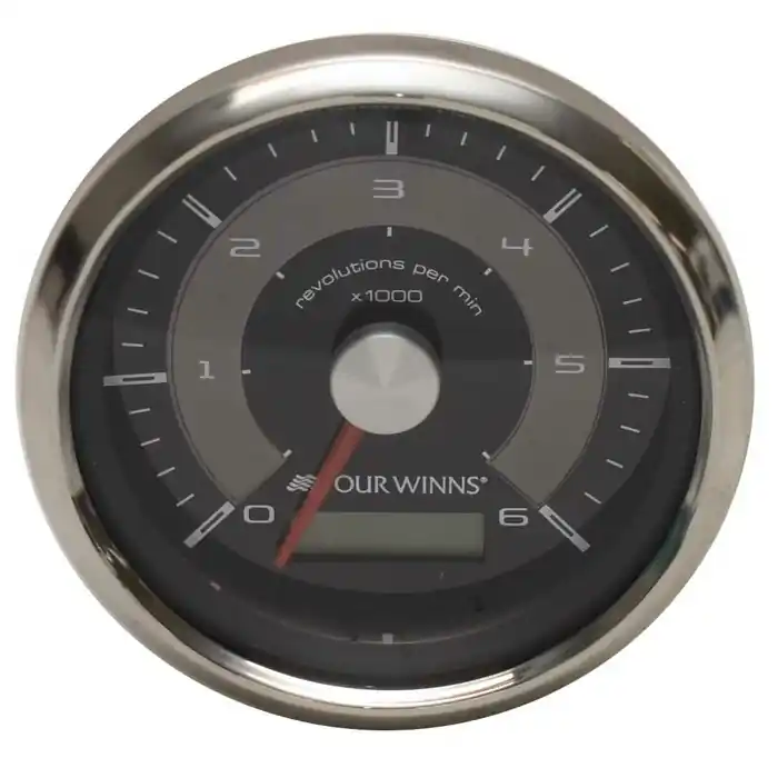 Four Winns Boat Tachometer Gauge TCH301A | Inboard Faria 3 1/4 Inch Genuine