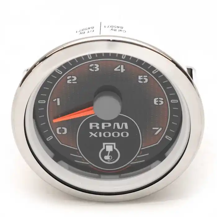 Beede Boat Tachometer Gauge 961039 | Ranger 3 3/8 Inch Black Silver Sale