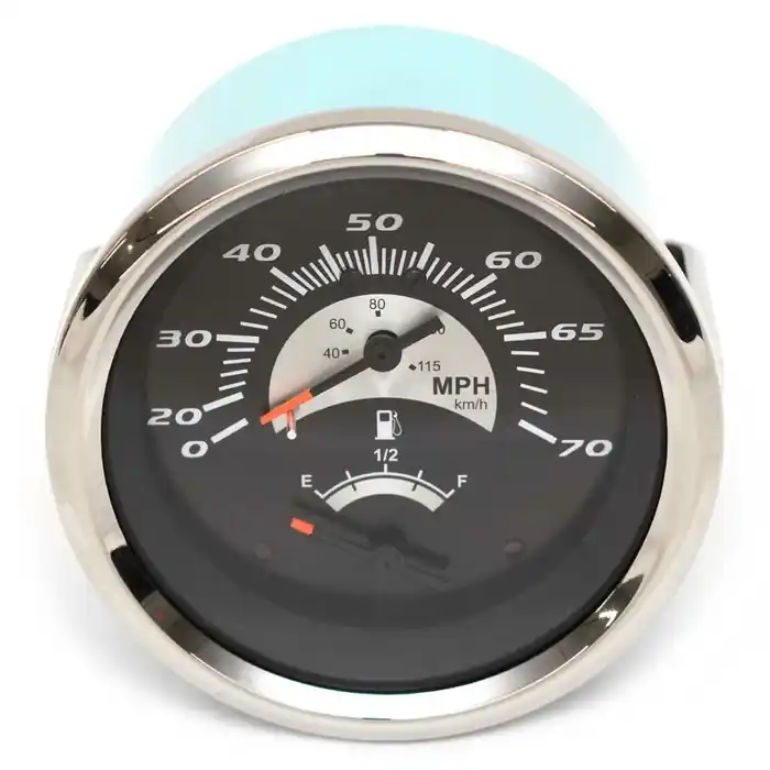Teleflex Boat Multi-Function Gauge 781791PDFB | Sterling 3 3/8 Inch Warranty Included