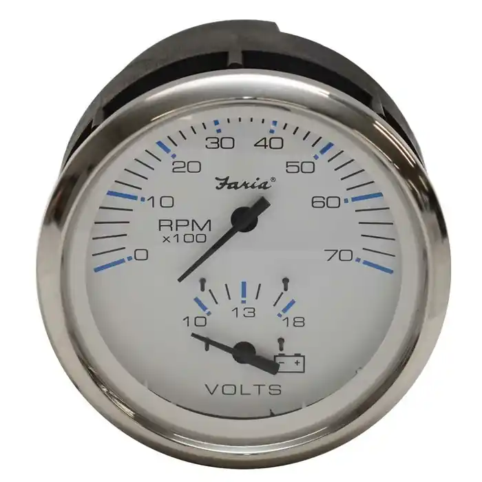 Faria Boat Multifunction Gauge GTC063A | Chesapeake Tachometer Mercury Direct From Manufacturer