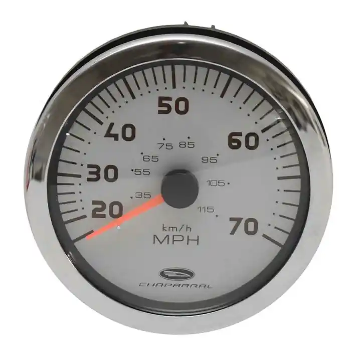 One Day Deal Veethree Boat Oversized Speedometer Gauge 63174 | 4 1/4 Inch Chaparral
