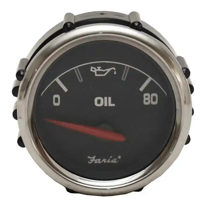 Faria Boat 80 PSI Oil Pressure Gauge GP8123A | 2 1/8 Inch Popular