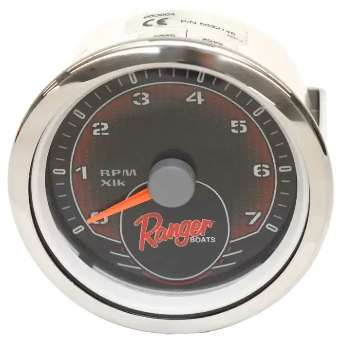 Flash Sale Ranger Boat Tachometer Gauge 960904 | 7000 RPM 3 3/8 Inch Faria Beede