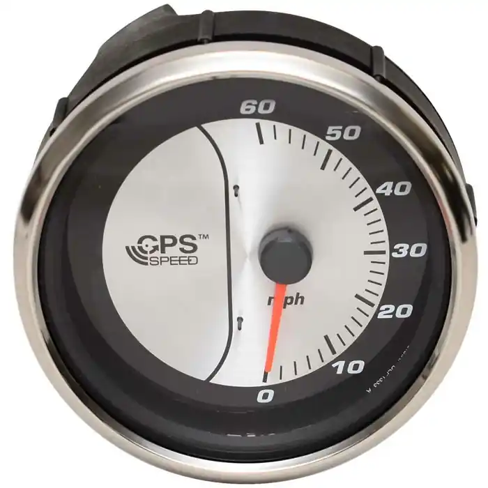 Faria Boat GPS Speedometer Gauge GSC071A | 4 1/4 Inch Silver Black Order Now
