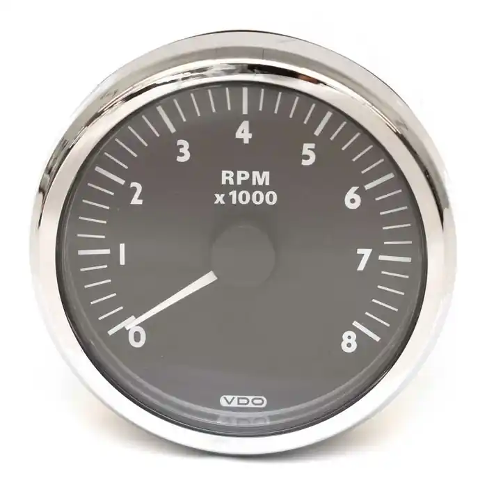 Professional Grade VDO Boat Tachometer Gauge 79-879903K21 | 3 3/8 Inch Crownline Mercury
