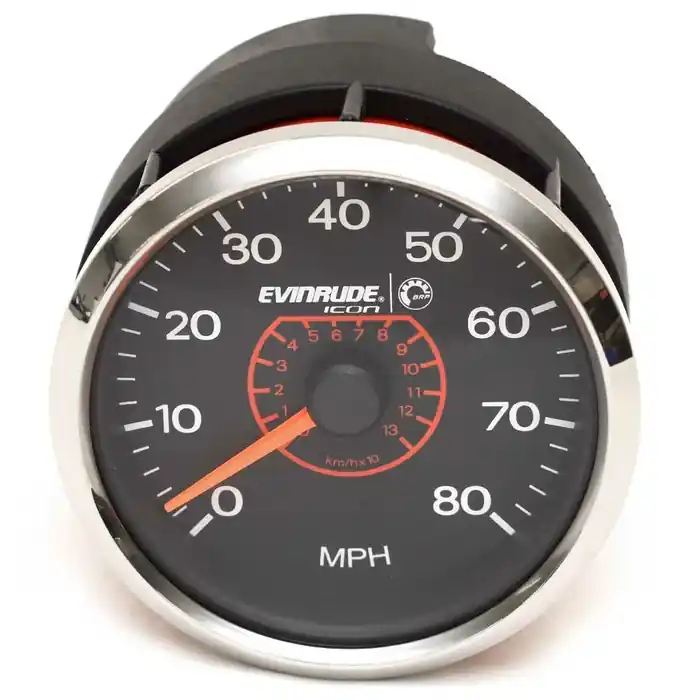 Next Day Delivery Evinrude Boat Speedometer Gauge 0766165 | ICON Basic Single Function 3 1/4 Inch