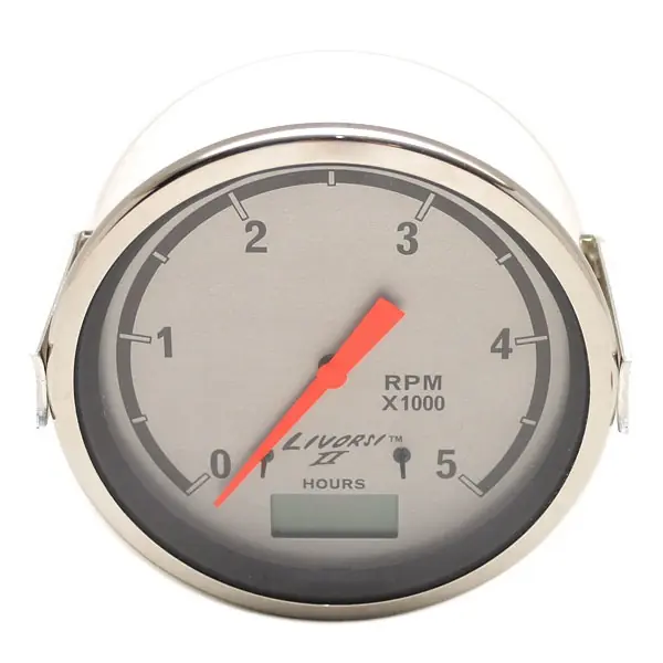 Bulk Order Livorsi Boat Tachometer Gauge 947036 | Diesel IO 4 3/4 Inch Silver