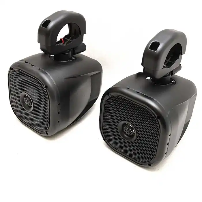 Limited Edition Jensen Boat Bar Mount Speakers JXHD65ROPSK | 6.5 Inch Black (Pair)
