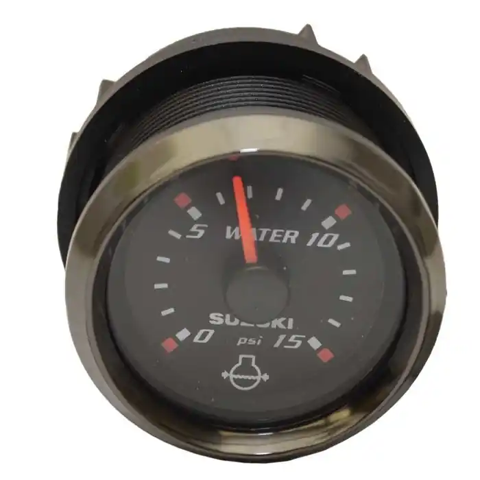 Suzuki Boat Water Pressure Gauge 34650-98J10 | 2 Inch Black Markdown